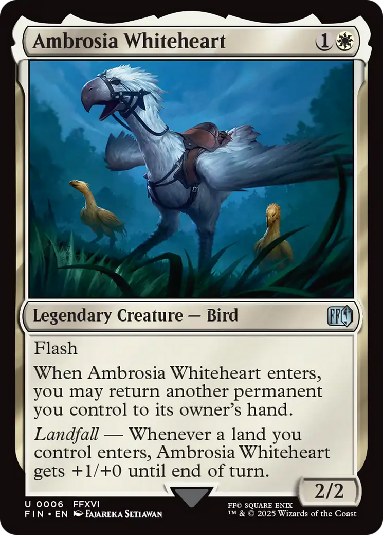 {@C} Ambrosia Whiteheart [FINAL FANTASY][FIN 006]