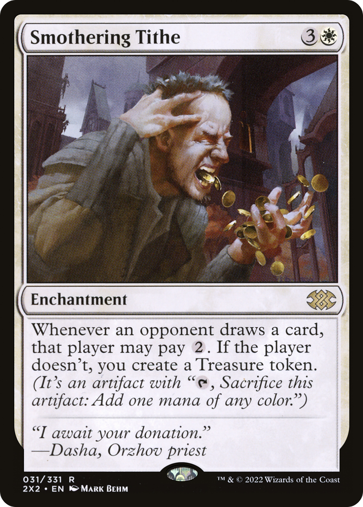 {R} Smothering Tithe [Double Masters 2022][2X2 031]