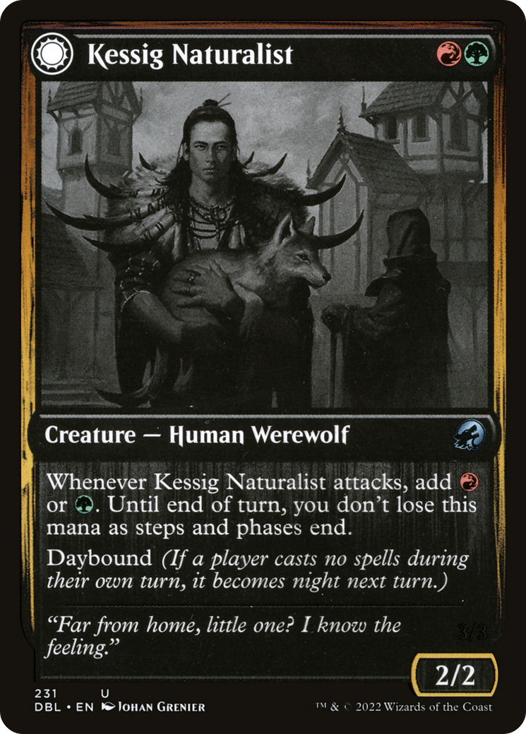 {C} Kessig Naturalist // Lord of the Ulvenwald [Innistrad: Double Feature][DBL 231]