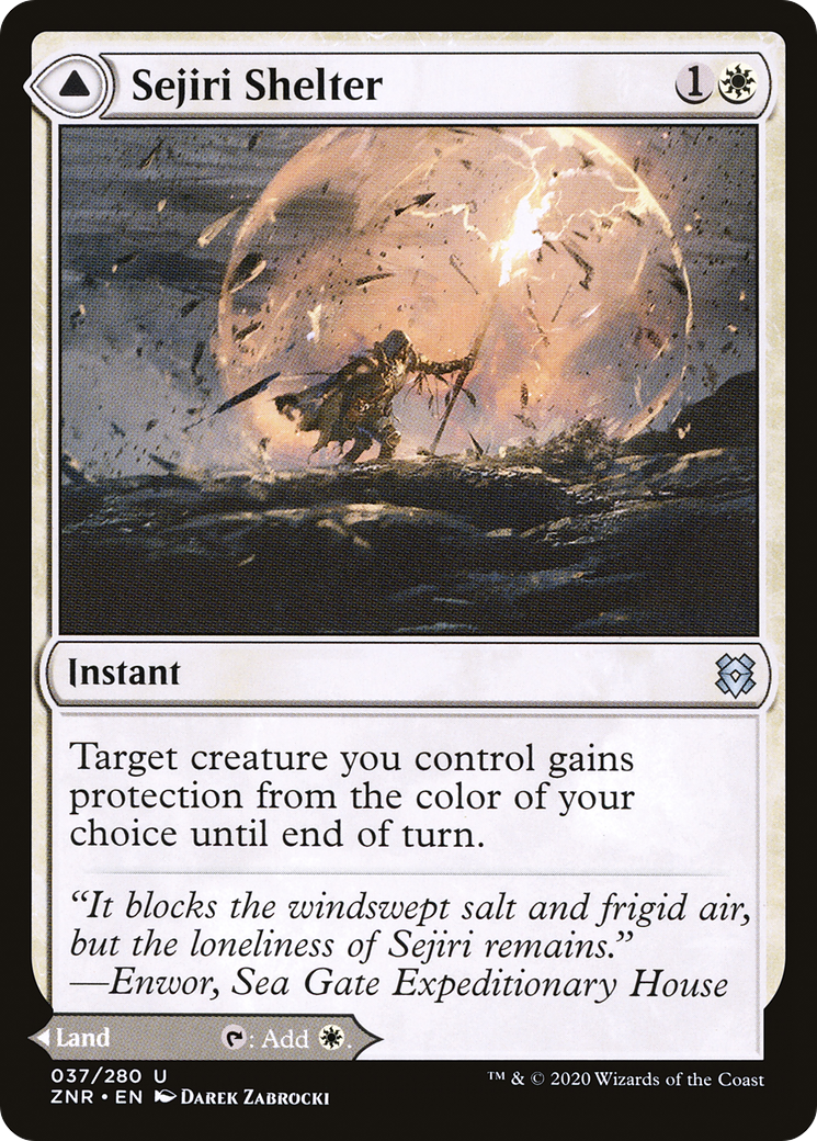 {C} Sejiri Shelter // Sejiri Glacier [Zendikar Rising][ZNR 037]