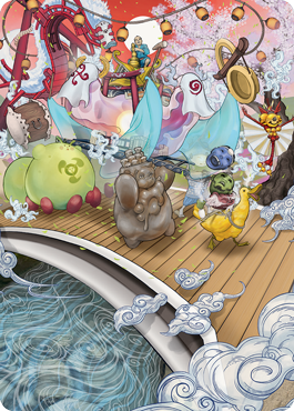 {A} March of Otherworldly Light Art Card [Kamigawa: Neon Dynasty Art Series][ANEO 048]
