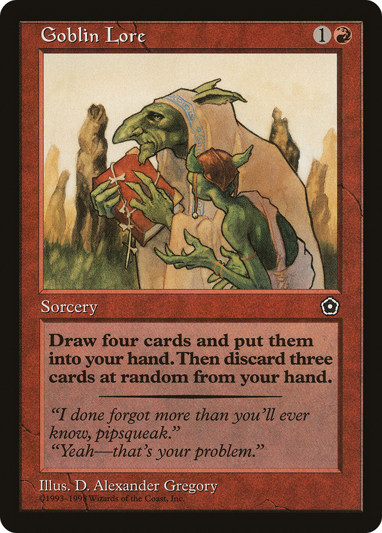 {C} Goblin Lore [Portal Second Age][PO2 099]