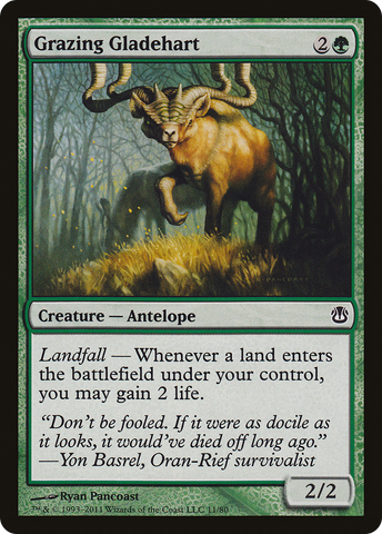 {C} Grazing Gladehart [Duel Decks: Ajani vs. Nicol Bolas][DDH 011]