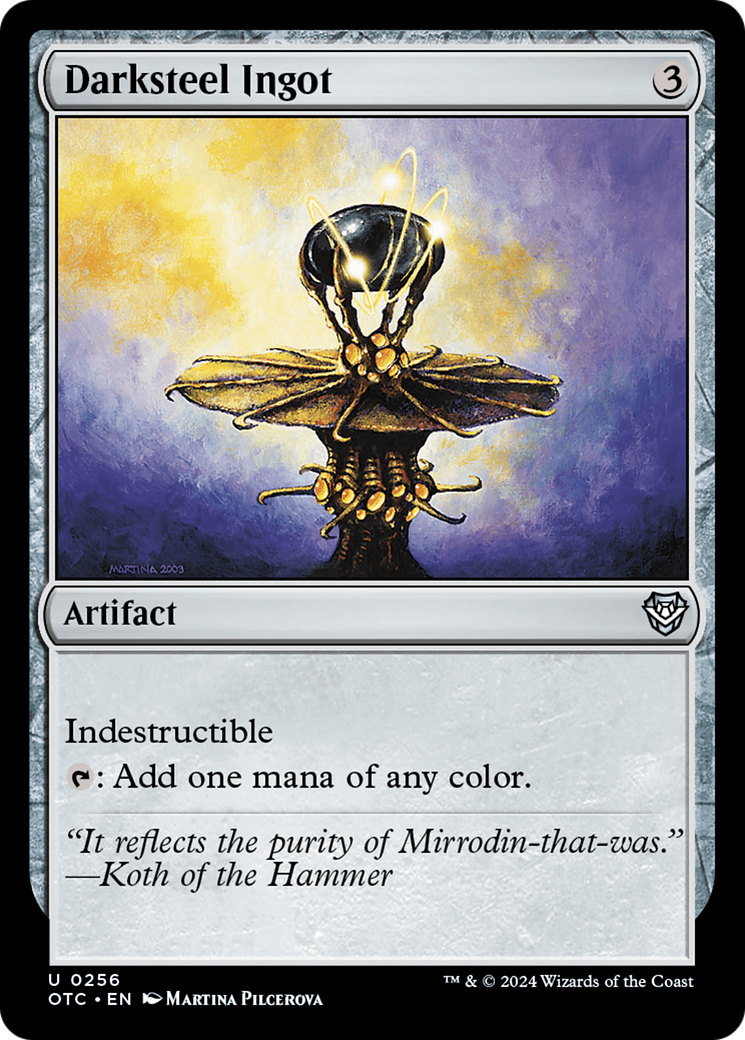 {C} Darksteel Ingot [Outlaws of Thunder Junction Commander][OTC 256]