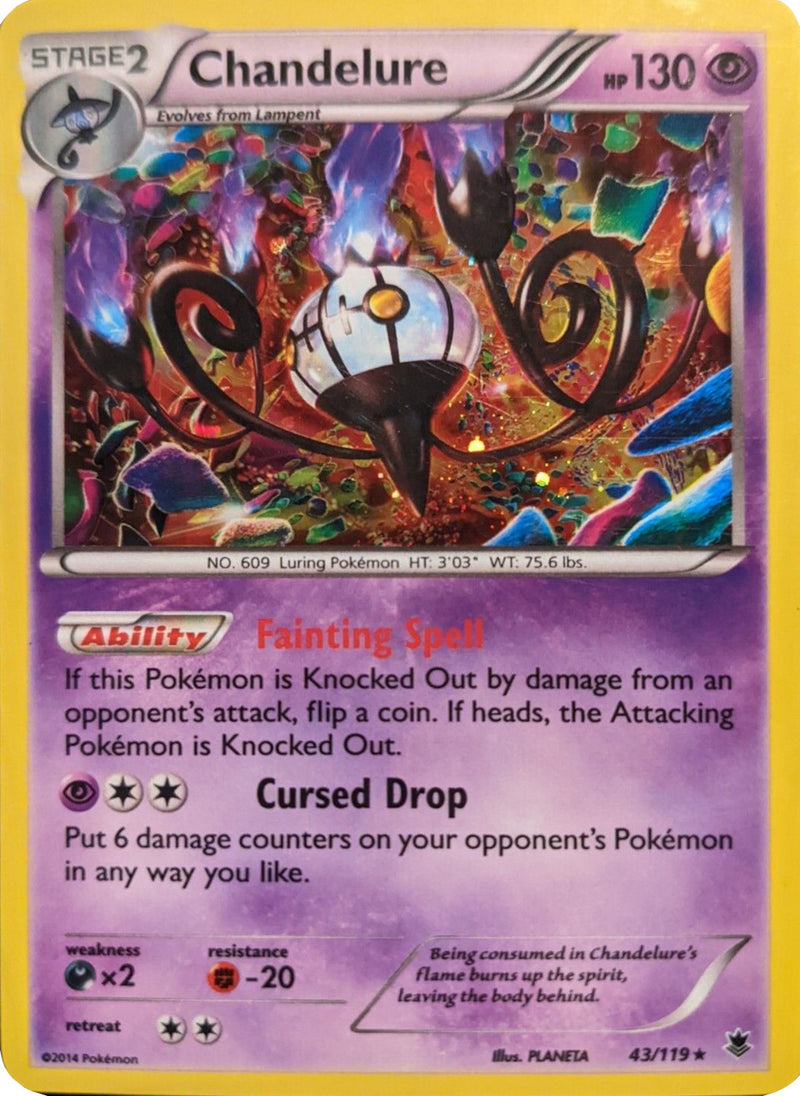 [PKM-R] Chandelure (43/119) (Cosmos Holo) [XY: Phantom Forces]