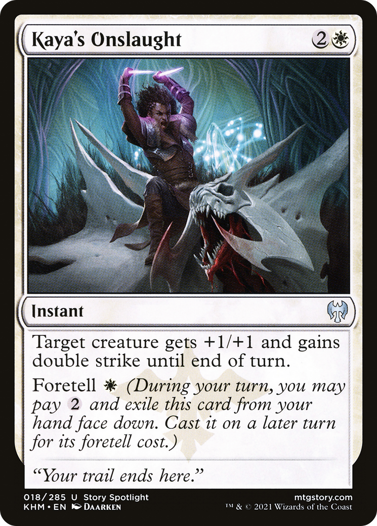 {C} Kaya's Onslaught [Kaldheim][KHM 018]