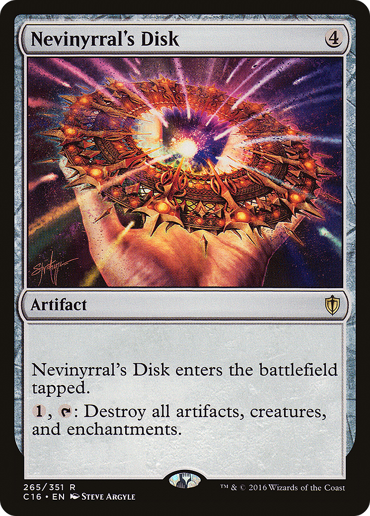 {R} Nevinyrral's Disk [Commander 2016][C16 265]