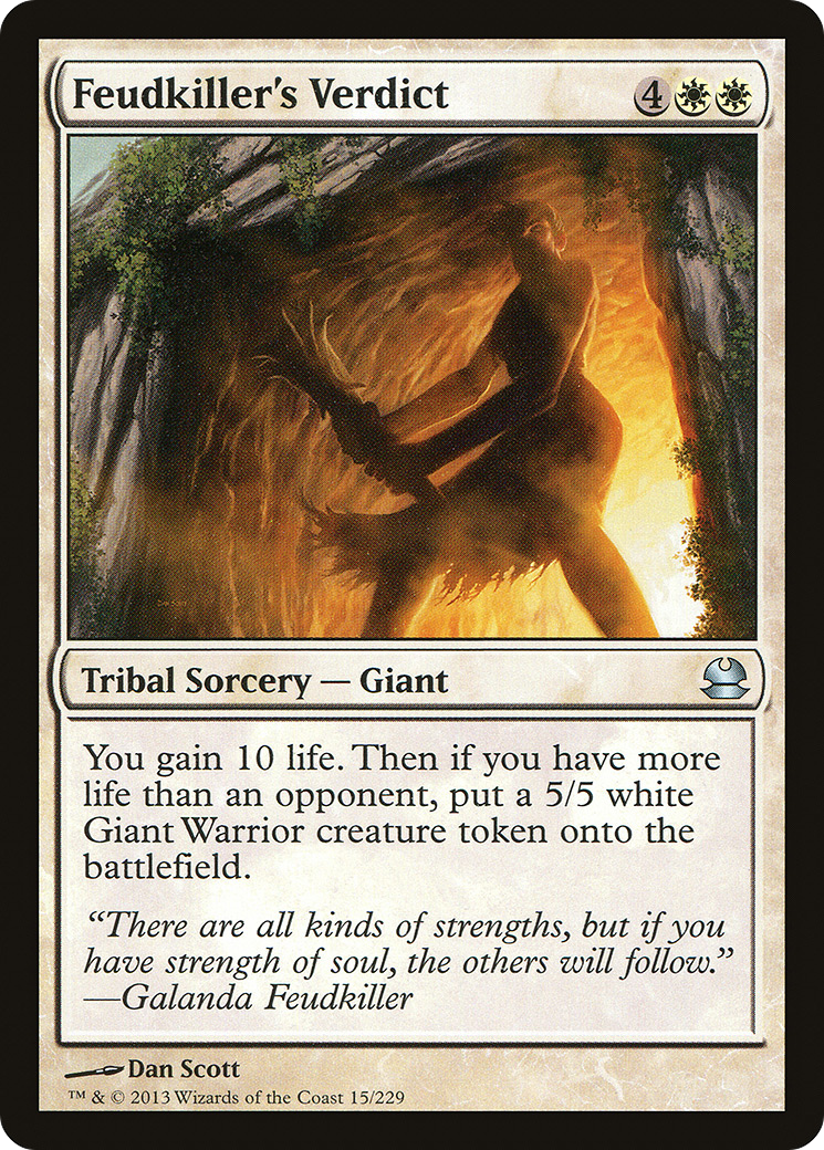 {C} Feudkiller's Verdict [Modern Masters][MMA 015]