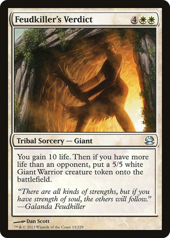 {C} Feudkiller's Verdict [Modern Masters][MMA 015]