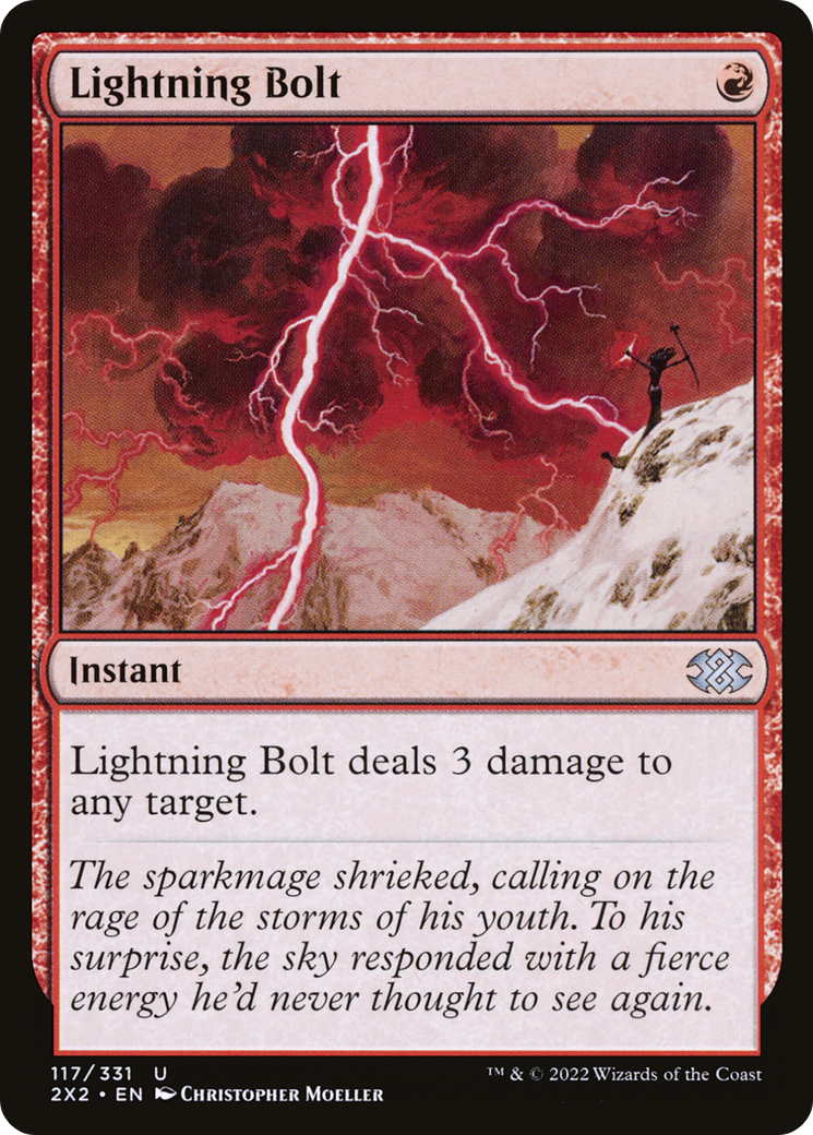 {C} Lightning Bolt [Double Masters 2022][2X2 117]