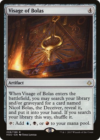 {R} Visage of Bolas [Hour of Devastation][HOU 208]