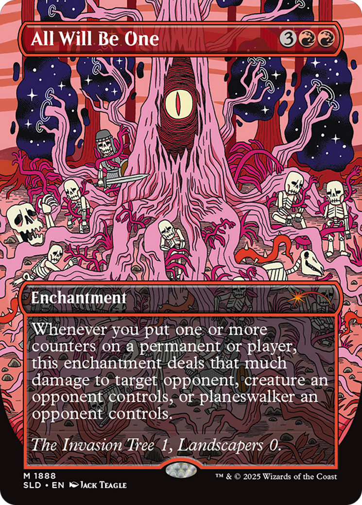 {R} All Will Be One (Rainbow Foil) [Secret Lair Drop Series][SLD 1888]