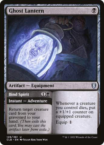 {C} Ghost Lantern // Bind Spirit [Commander Legends: Battle for Baldur's Gate][CLB 128]