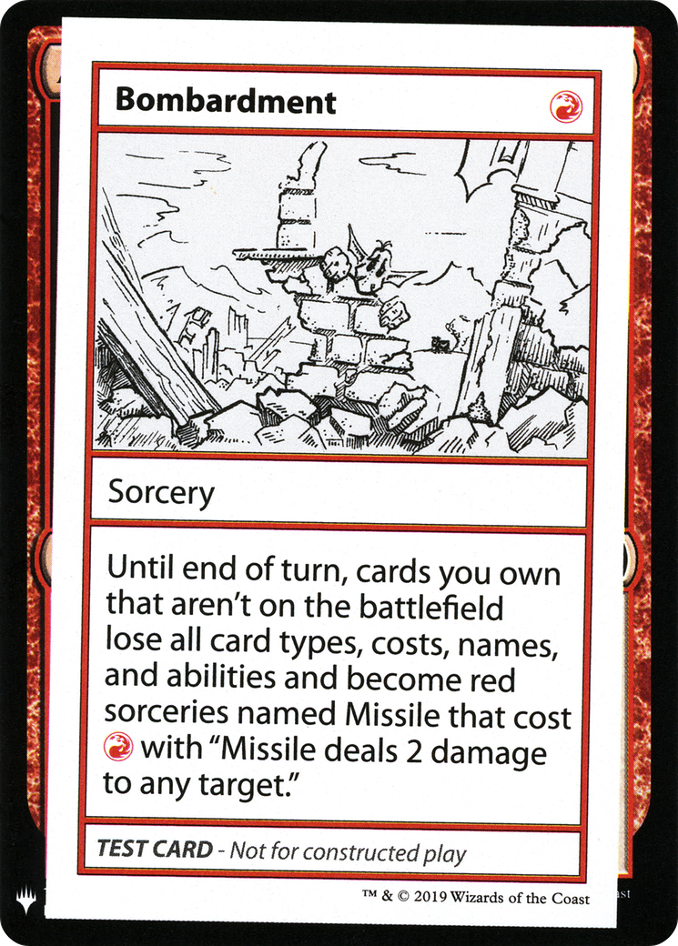 {R} Bombardment [Mystery Booster Playtest Cards][CON CMB1 053]