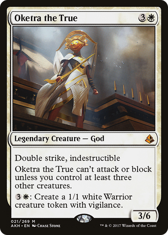 {R} Oketra the True [Amonkhet][AKH 021]