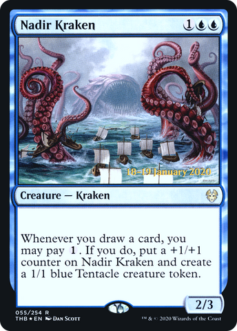 {R} Nadir Kraken [Theros Beyond Death Prerelease Promos][PR THB 055]