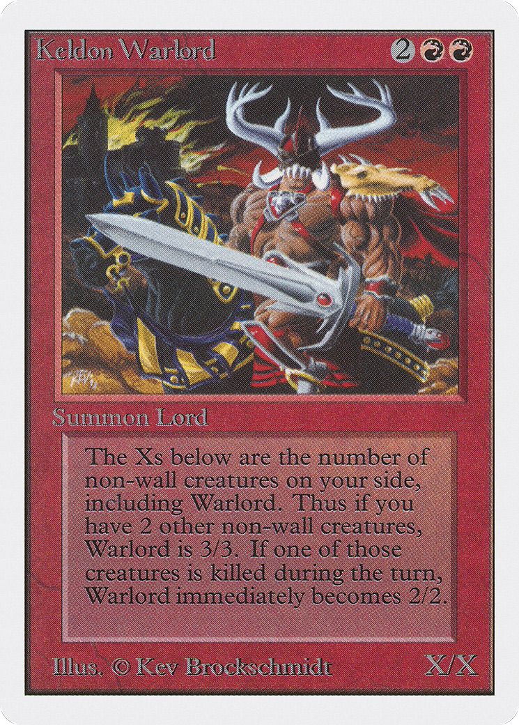 {C} Keldon Warlord [Unlimited Edition][2ED 161]