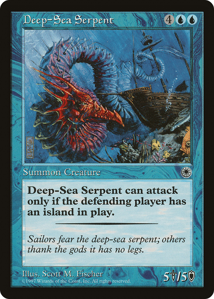 {C} Deep-Sea Serpent [Portal][POR 051]