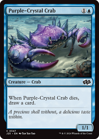 {C} Purple-Crystal Crab [Foundations Jumpstart][J25 347]