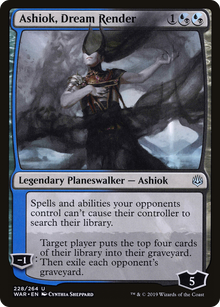 {C} Ashiok, Dream Render [War of the Spark][WAR 228]