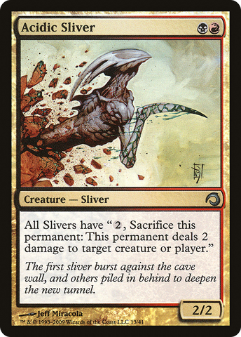 {C} Acidic Sliver [Premium Deck Series: Slivers][H09 013]