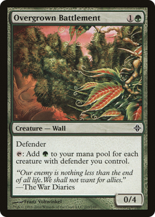 {C} Overgrown Battlement [Rise of the Eldrazi][ROE 203]