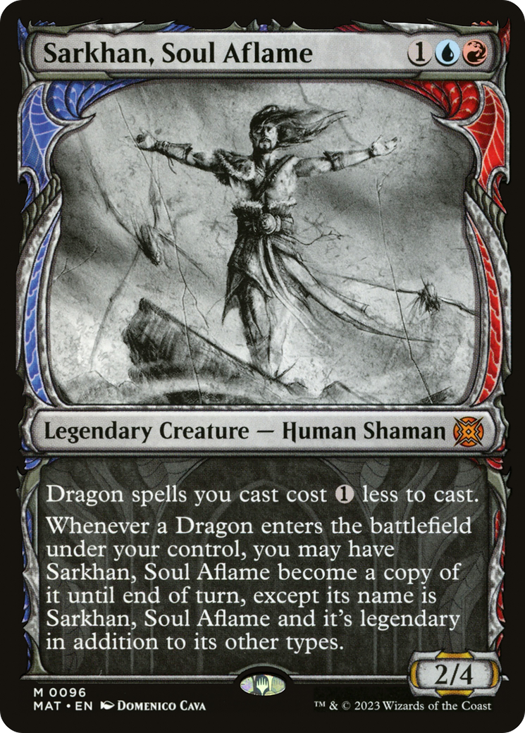 {R} Sarkhan, Soul Aflame (Showcase) [March of the Machine: The Aftermath][MAT 096]