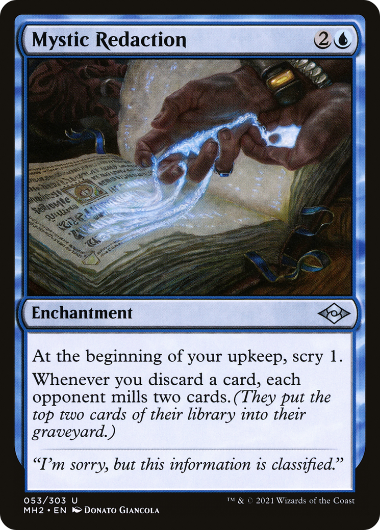 {C} Mystic Redaction (Foil) [Modern Horizons 2] [MH2 053]