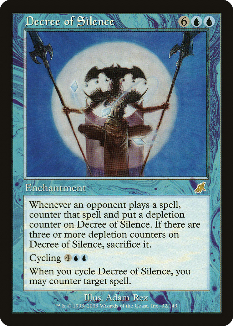 {R} Decree of Silence [Scourge][SCG 032] - Misty Mountain Games