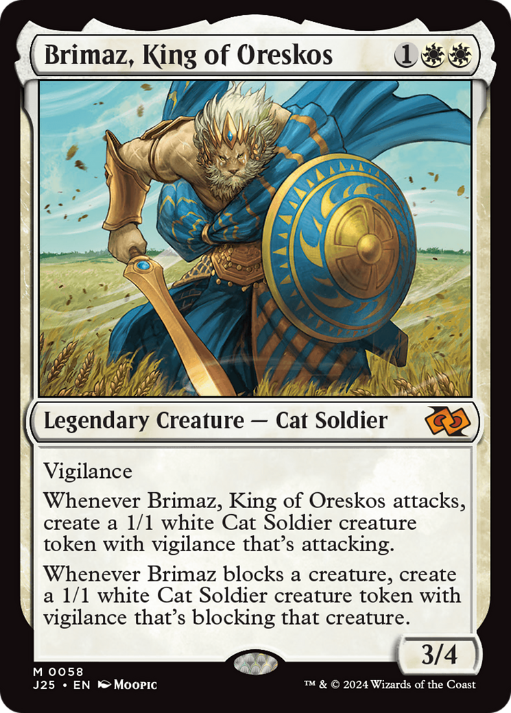 {R} Brimaz, King of Oreskos [Foundations Jumpstart][J25 058]