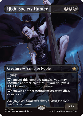 {@R} High-Society Hunter (Borderless) [Foundations][FDN 320]