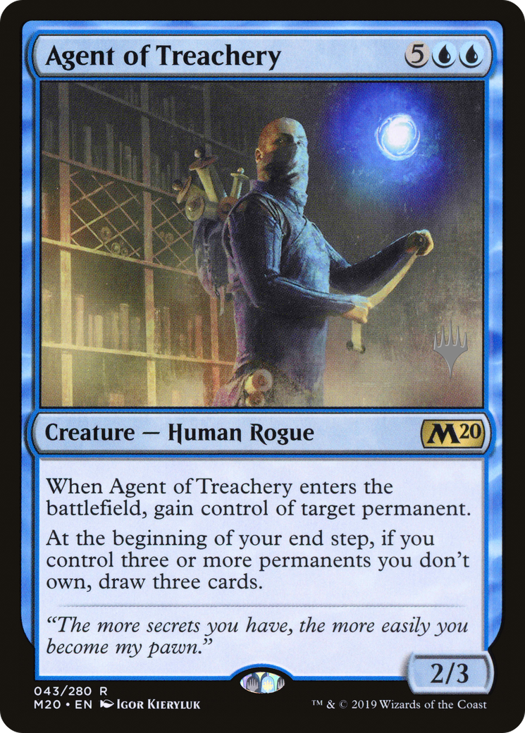 {R} Agent of Treachery (Promo Pack) [Core Set 2020 Promos][PP M20 043] - Misty Mountain Games