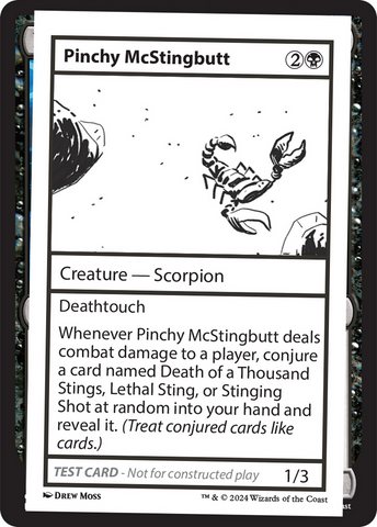 {C} Pinchy McStingbutt [Mystery Booster 2 Playtest Cards][MB2 PLAYTEST]
