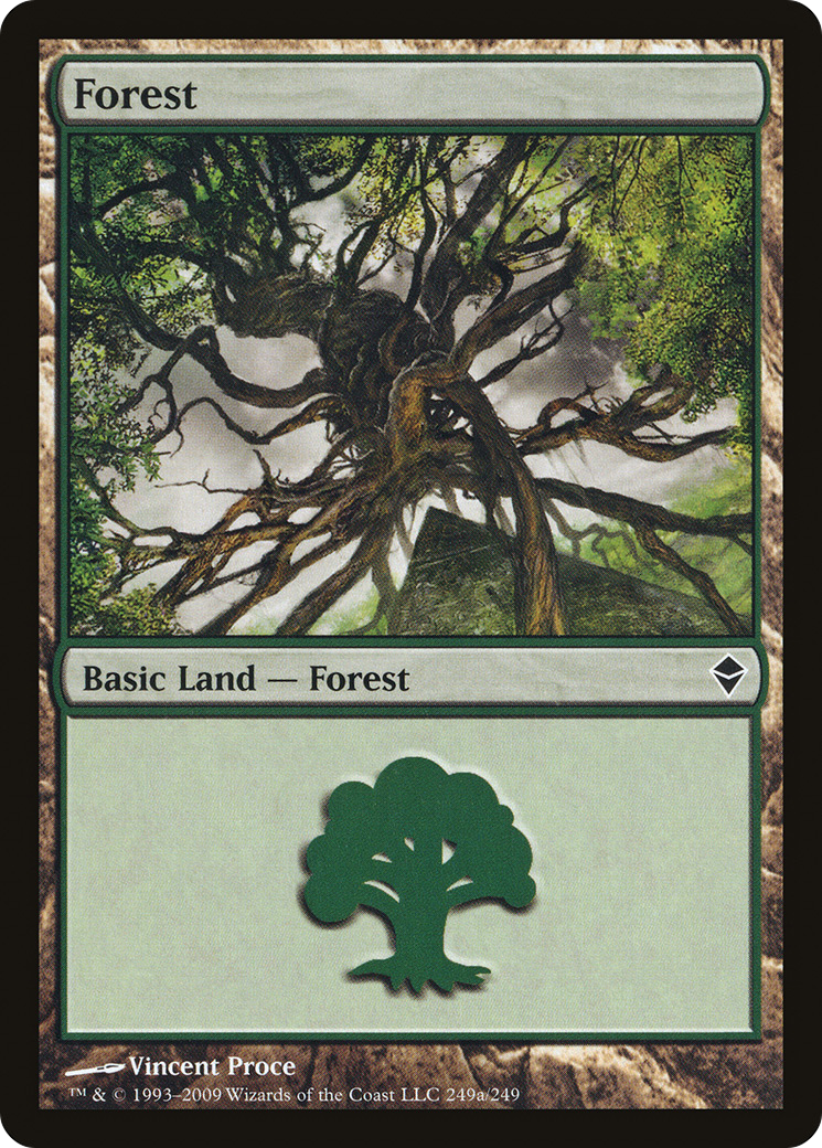 {B}[ZEN 249] Forest (249a) [Zendikar]