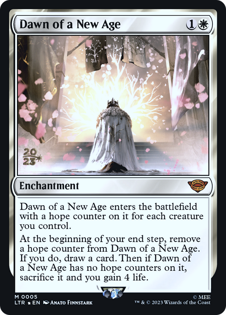 {R} Dawn of a New Age [The Lord of the Rings: Tales of Middle-Earth Prerelease Promos][PR LTR 005]