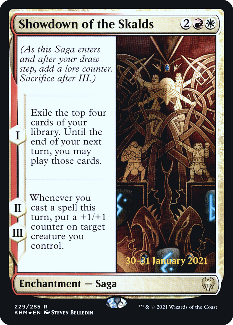 {R} Showdown of the Skalds [Kaldheim Prerelease Promos][PR KHM 229]