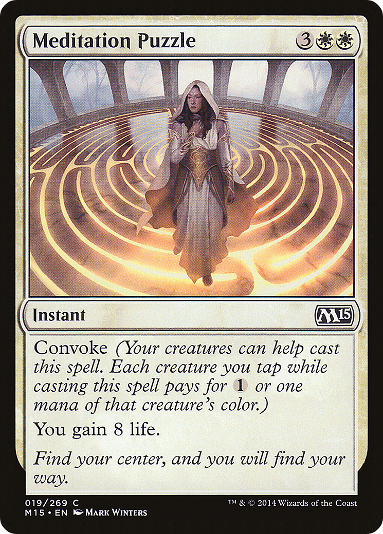 {C} Meditation Puzzle [Magic 2015][M15 019]