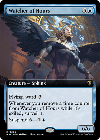 {R} Watcher of Hours (Extended Art) [Murders at Karlov Manor Commander][MKC 335]