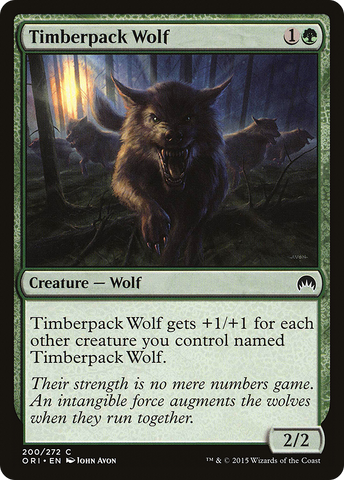 {C} Timberpack Wolf [Magic Origins][ORI 200]