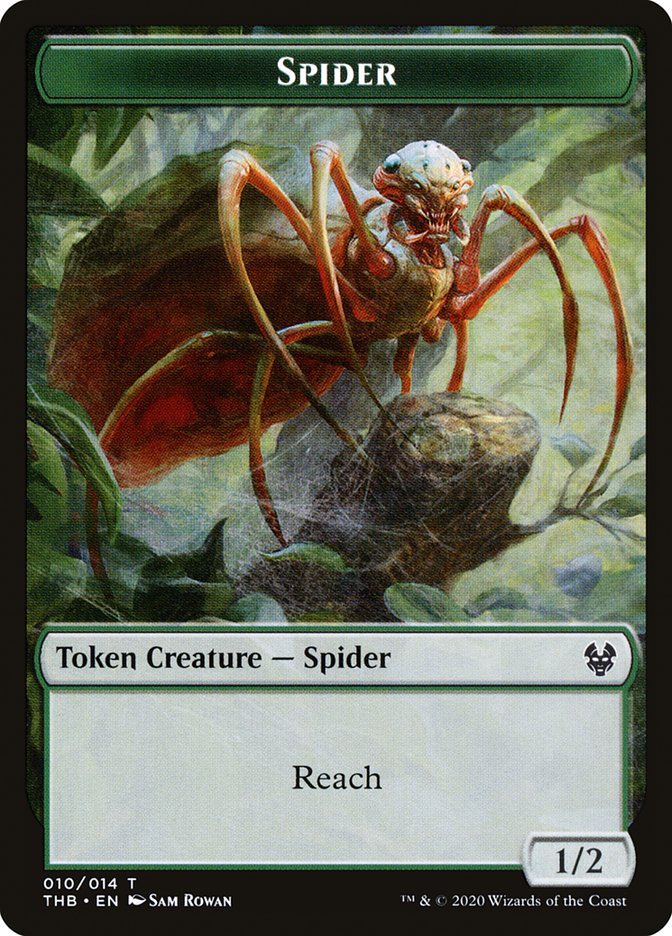 {T} Satyr // Spider Double-sided Token [Theros Beyond Death Tokens][TTHB 009]