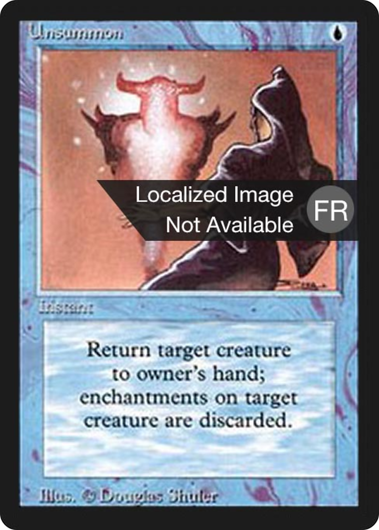 {F} Unsummon [Foreign Black Border][FBB 3ED 087]