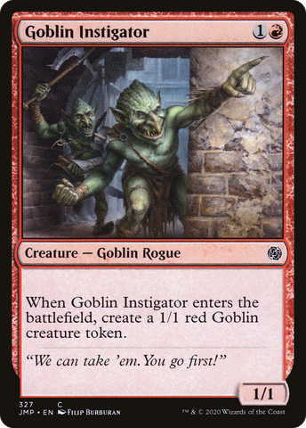 {C} Goblin Instigator [Jumpstart][JMP 327]