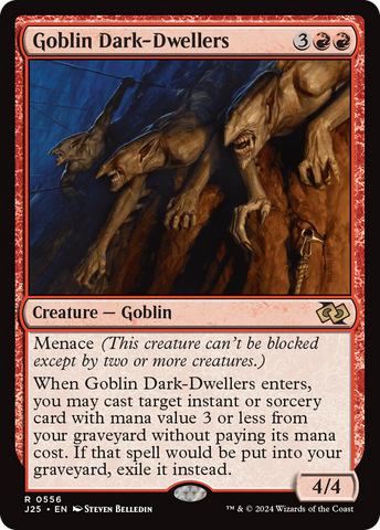 {R} Goblin Dark-Dwellers [Foundations Jumpstart][J25 556]