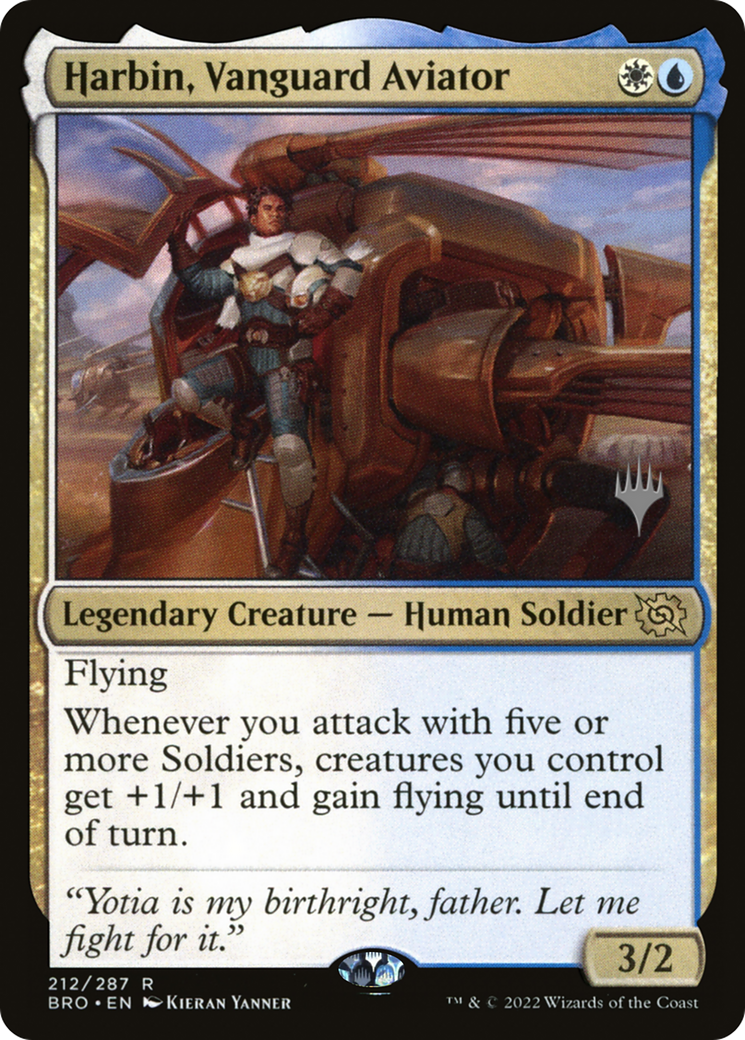 {R} Harbin, Vanguard Aviator [The Brothers' War: Promo Pack][PP BRO 212]