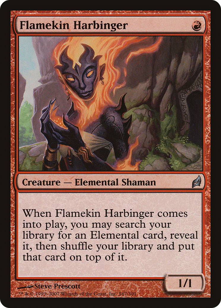 {C} Flamekin Harbinger [Lorwyn][LRW 167]