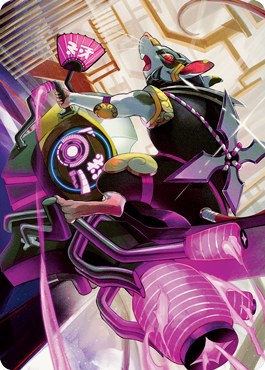 {A} Nashi, Moon Sage's Scion Art Card [Kamigawa: Neon Dynasty Art Series][ANEO 059]