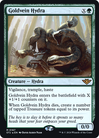 {@R} Goldvein Hydra [Outlaws of Thunder Junction Prerelease Promos][PR OTJ 167]