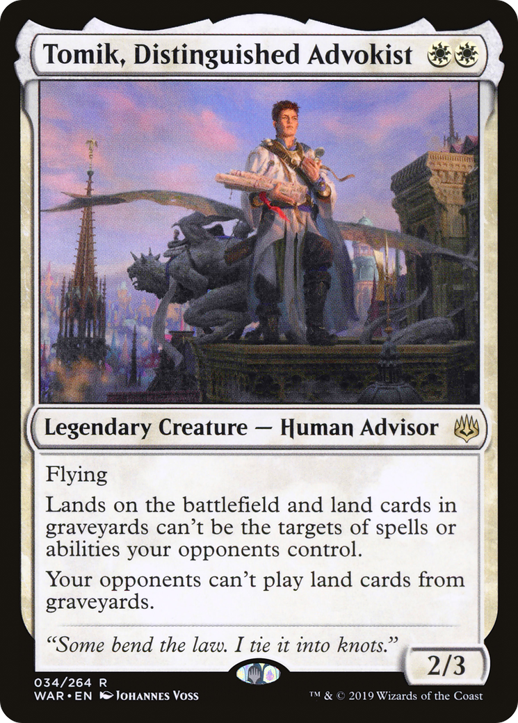 {R} Tomik, Distinguished Advokist [War of the Spark][WAR 034] - Misty Mountain Games