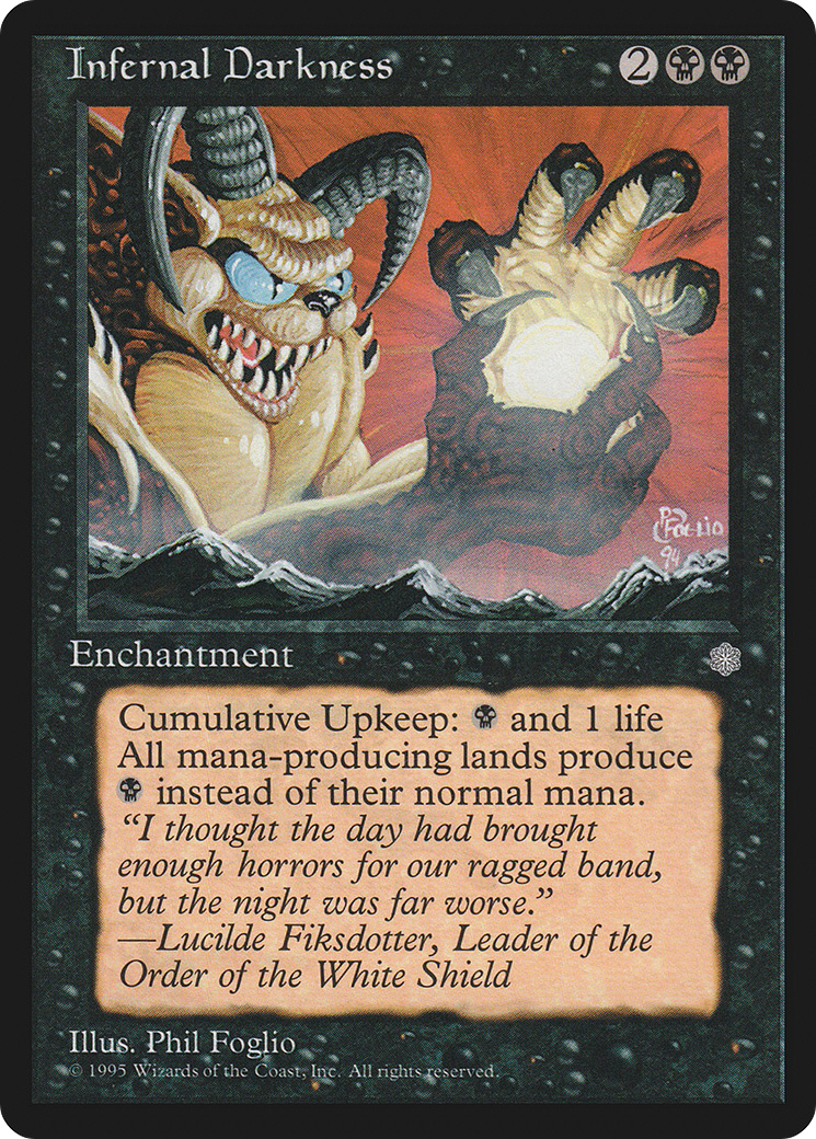 {R} Infernal Darkness [Ice Age][ICE 135]