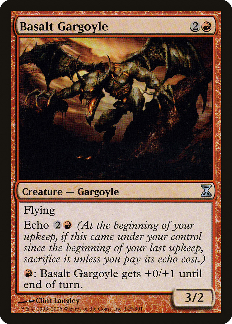 {C} Basalt Gargoyle [Time Spiral][TSP 145]